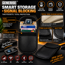 Load image into Gallery viewer, Generise RFID Anti-Theft Signal Blocker Case – Secure Your Vehicle Or Debit / Credit Cards with Confidence!