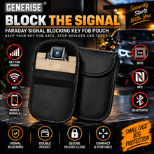 Load image into Gallery viewer, Generise RFID Anti-Theft Signal Blocker Case – Secure Your Vehicle Or Debit / Credit Cards with Confidence!