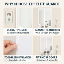 Load image into Gallery viewer, ELITE Magnetic Magic Mesh Mosquito Door Net