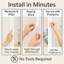Load image into Gallery viewer, ELITE Magnetic Magic Mesh Mosquito Door Net