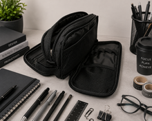 Load image into Gallery viewer, Aroosh All Ages Premium Quality Pencil Cases – Spacious, Durable &amp; Stylish - Triple Pocket &amp; 4 Colours!