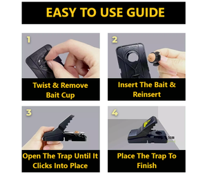 Mouse Trap 6 Pack - No More Rodents!