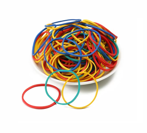 Generise Assorted Rubber Bands Pack of 100