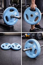 Load image into Gallery viewer, Generise Gym 10kg Blue Barbell Rubber Plates For 30mm Barbell - 10kg Pair