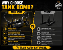 Load image into Gallery viewer, Generise Tank Bomb - The Gym Sled on Wheels
