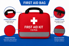 Load image into Gallery viewer, Generise 110pc First Aid Kit