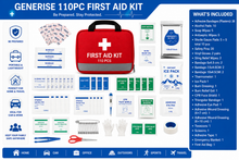 Load image into Gallery viewer, Generise 110pc First Aid Kit