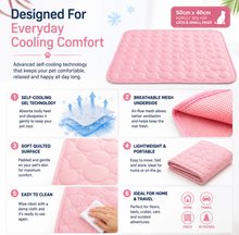 Load image into Gallery viewer, Generise Pet Cooling Mat 50cm x 40cm - Pink