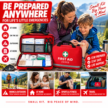 Load image into Gallery viewer, Generise 210 Piece First Aid Kit – Comprehensive Emergency Essentials for Home, Car, Travel &amp; Outdoor Use