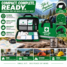 Load image into Gallery viewer, Generise 93pc First Aid Kit- Green