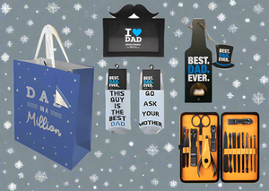 Father's Christmas Gift Set - "Dad in a Million"