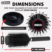 Load image into Gallery viewer, Generise &#39;Secret Stash&#39; Hair Brush