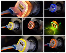 Load image into Gallery viewer, Generise Dual USB Car Cigarette Lighter Charger Input (Random Colour)