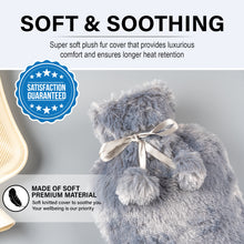 Load image into Gallery viewer, Generise Hot Water Bottles - 2 Litre with Plush Cover
