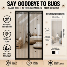 Load image into Gallery viewer, ELITE Magnetic Magic Mesh Mosquito Door Net