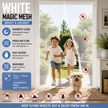 Load image into Gallery viewer, Magic Mesh Magnetic Mosquito &amp; Fly Screen Door – 5 Colours