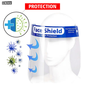 Disposable Multi Purpose Face Shield - Face Visor with Foam Head Support