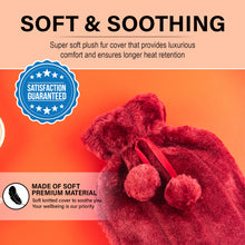 Load image into Gallery viewer, Generise Hot Water Bottles - 2 Litre with Plush Cover