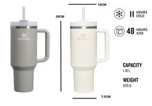 Load image into Gallery viewer, Stanley Quencher® H2.0 FlowState™ Tumbler 1.2L – Recycled Stainless Steel – Free UK Delivery
