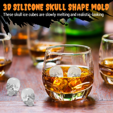 Load image into Gallery viewer, Novelty 3D Skull Ice Trays
