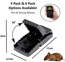 Load image into Gallery viewer, Mouse Trap 4 Pack - Rodents No More!