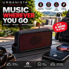 Load image into Gallery viewer, Urbanista Melbourne Dark Clown Bluetooth Speaker – Black Portable Wireless Speaker