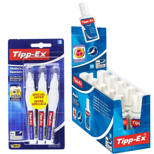 Bic Tipp-Ex Correction Pens & Fluid