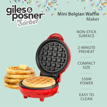 Load image into Gallery viewer, Giles &amp; Posner Mini Waffle Maker