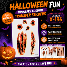 Load image into Gallery viewer, Halloween Wound Temporary Tattoo Stickers&nbsp;
