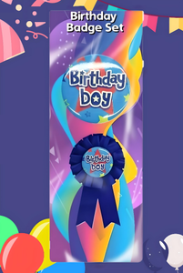 2pc Birthday Badge Set - Boy or Girl