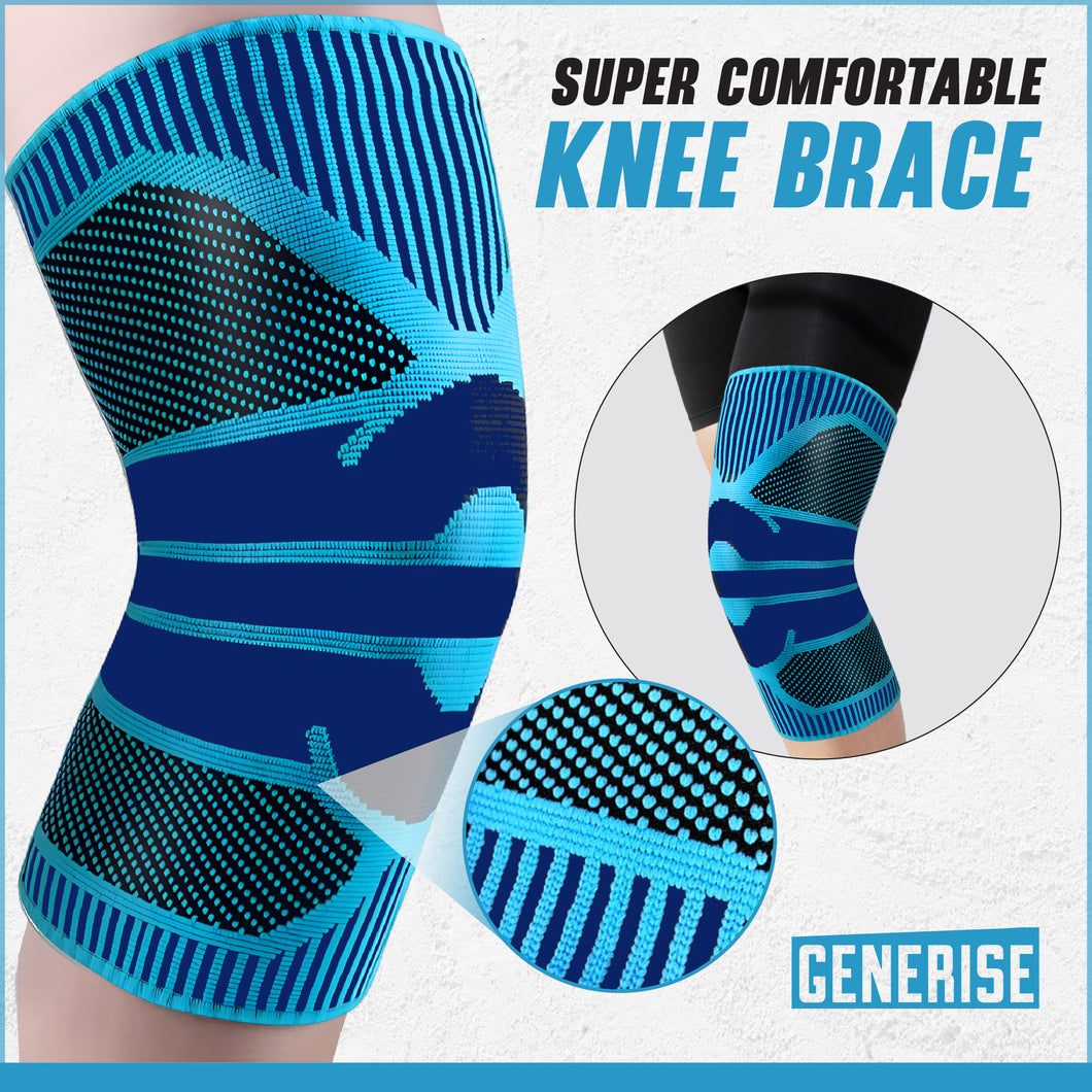 Compression Knee Supports For Stability And Injury Rehab - 3 Sizes