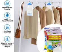 Load image into Gallery viewer, Hanging Wardrobe Dehumidifiers – Citrus, Lavender &amp; Fresh Linen with Free Delivery