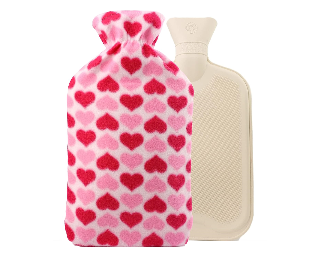 Generise Hot Water Bottles - 2 Litre with Fleece Cover