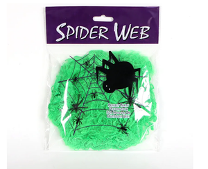Halloween Spider Web with Optional Spiders