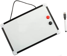 Load image into Gallery viewer, Generise Mini A4 (30cm x 22cm) Whiteboard with Marker Pen and 2 Magnets