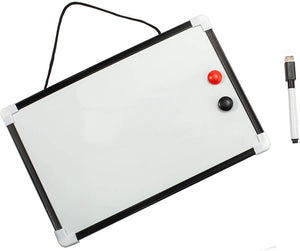 Generise Mini A4 (30cm x 22cm) Whiteboard with Marker Pen and 2 Magnets