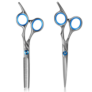 Generise 2pc Grooming Stainless Steel Scissor Set - Cutting and Thinning Scissors