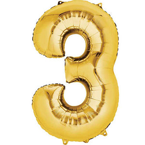 Giant Happy Birthday Number Balloons - 30 Options!!