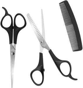 Generise 3pc Grooming Set - Cutting Scissors, Thinning Scissors and Comb