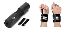 Load image into Gallery viewer, Generise Gym Barbell Pad Black With Generise Gym Wrist Straps