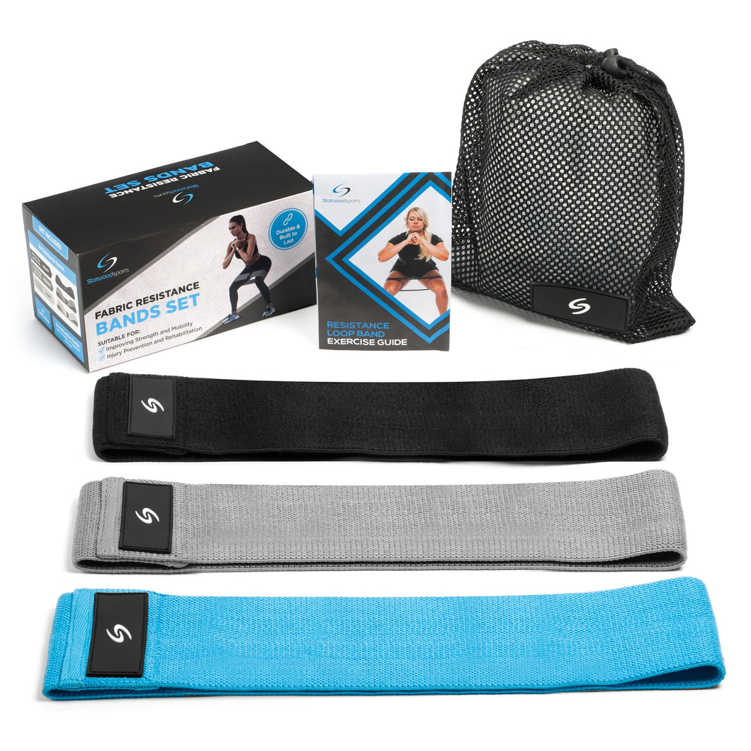 Gym Fabric Resistant Bands – 2 Sets To Choose From