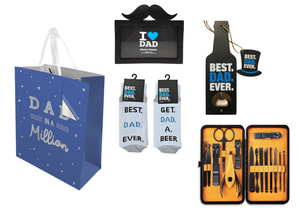 Father's Christmas Gift Set - "Dad in a Million"