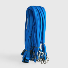 Load image into Gallery viewer, Break Away Blue Lanyard with Metallic Clip