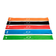 Load image into Gallery viewer, Gym Loop Resistant Bands 5pc Set - Light to X X Heavy!!