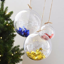 Load image into Gallery viewer, DIY Christmas Party Baubles 6cm or 8cm - Self Assemble &amp; Fillable