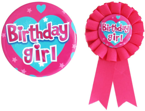 2pc Birthday Badge Set - Boy or Girl