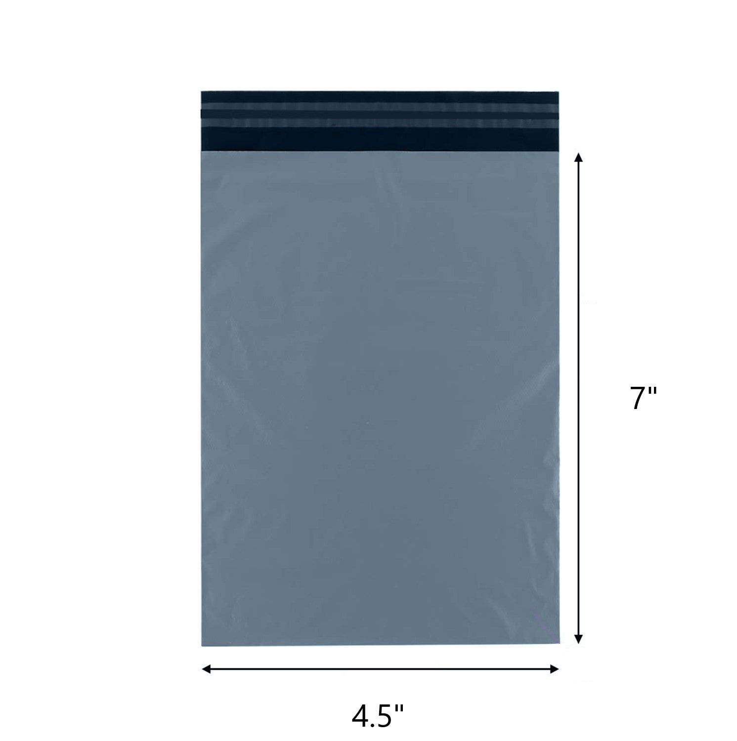 Grey Mailing Bags 10" X 14" 250x350mm 50 Micron Pack 1000