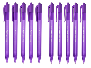 Paper Mate InkJoy 100 Retractable 0.7mm -Blue, Purple & Red PaperMate!