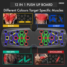 Load image into Gallery viewer, Generise Push Up Board With Handles, Straps and Non Slip Stickers