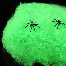 Load image into Gallery viewer, Halloween Spider Web with Optional Spiders